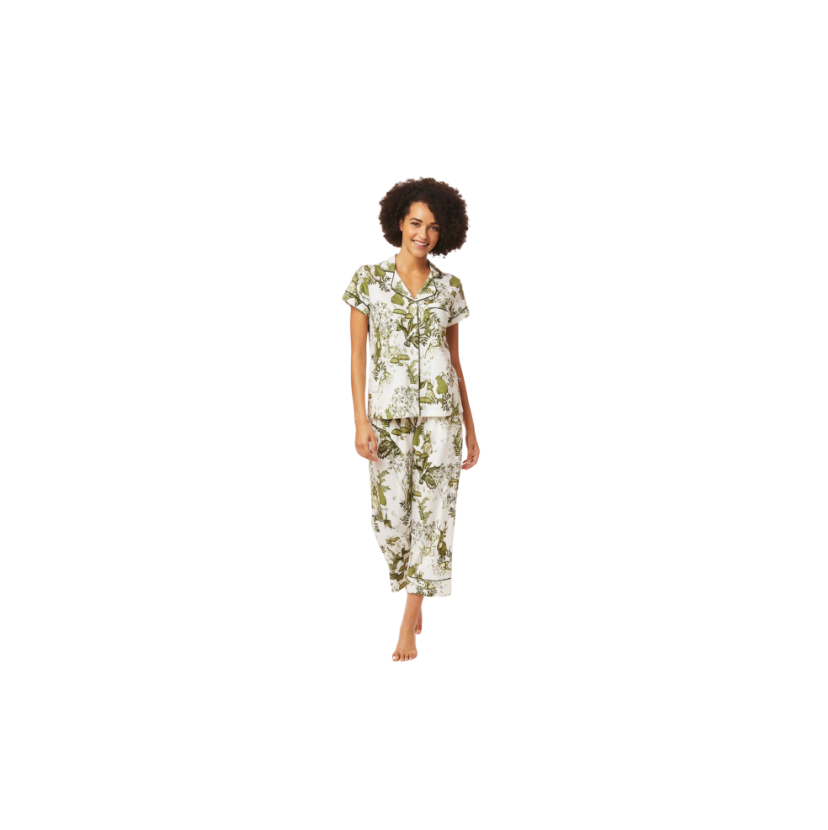 Woodside Pima Knit Capri Set