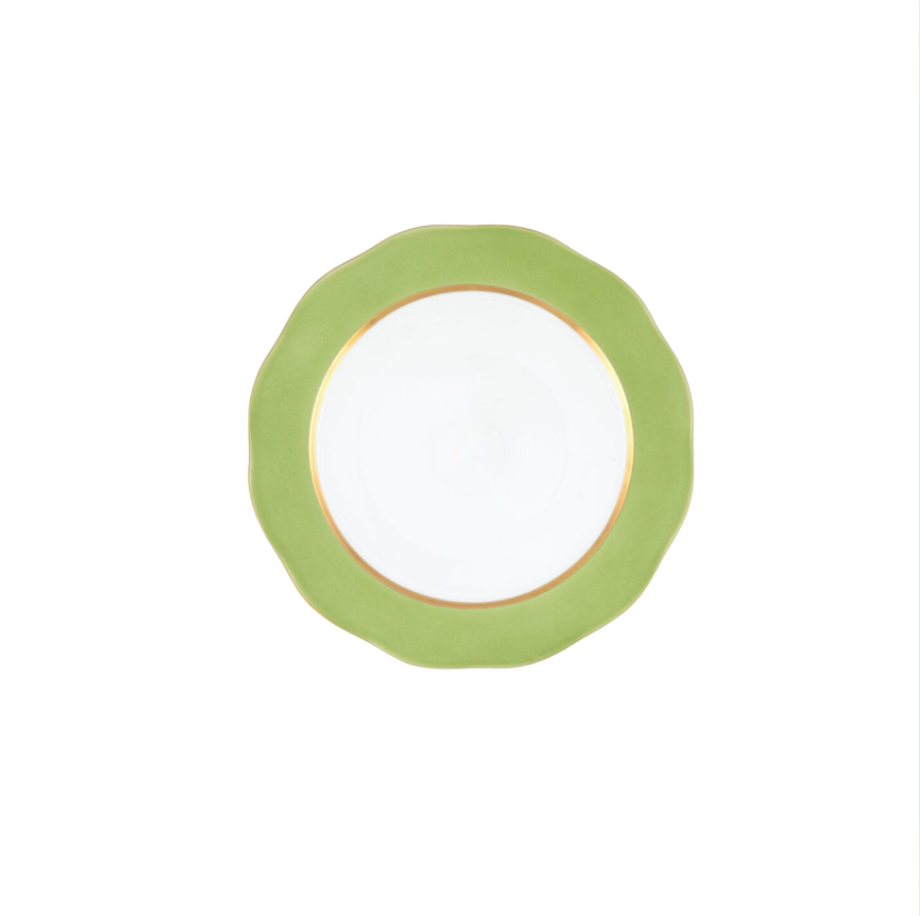 Herend Silk Ribbon Olive Charger