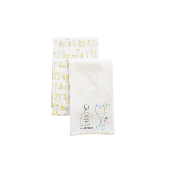 Pomegranate Margarita Tea Towels