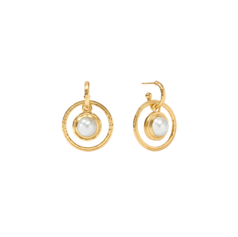 Julie Vos Astor 6-in-1 Charm Earring - Pearl