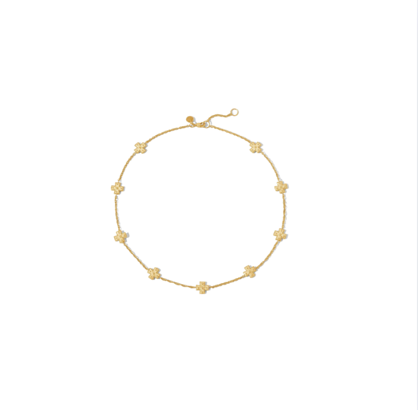 Julie Vos Canterbury Delicate Station Necklace