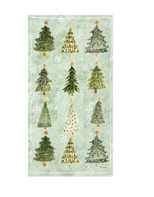 Christmas Tree Pattern Guest Napkin
