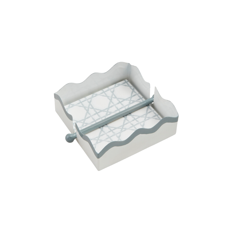 Scalloped Metal Napkin Set