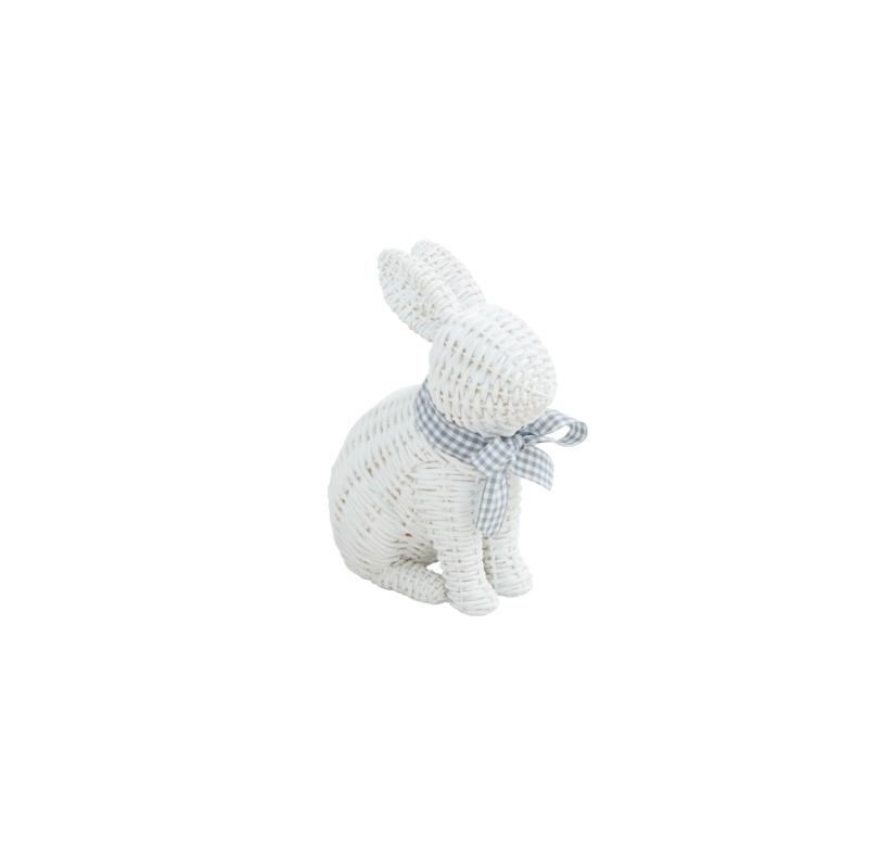 Wicker Resin Bunny