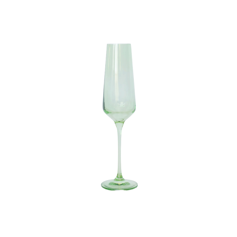 Estelle Mint Green Champagne Flute