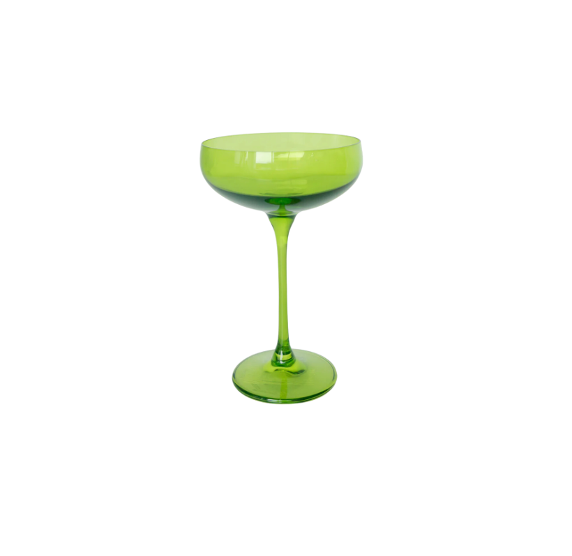 Estelle Forest Green Champagne Coupe