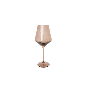 Estelle Amber Wine Glass