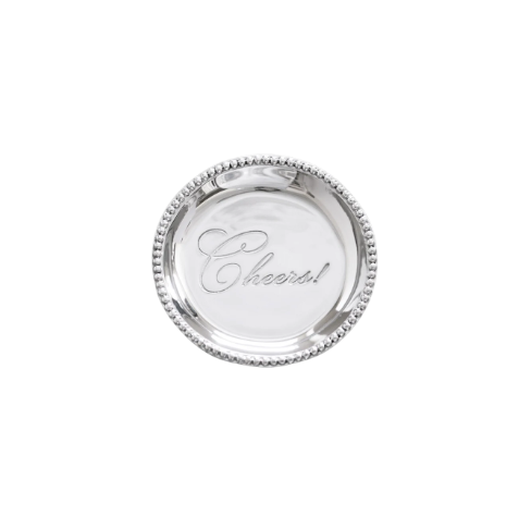 Beatriz Ball Giftables Organic "Cheers" Pearl Round Wine Plate