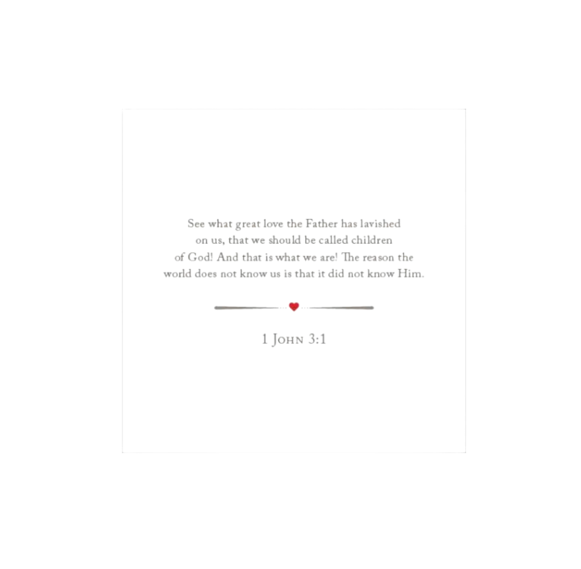 Anne Neilson Individual Love Scripture Card