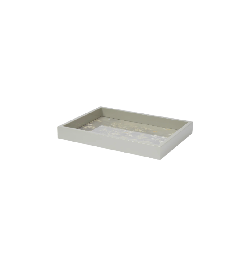 Addison Ross Grey Small Chinoiserie Tray