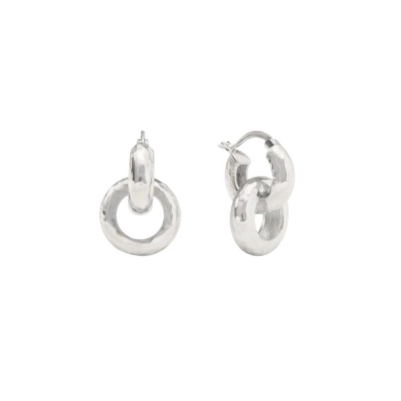 Julie Vos Silver Catalina 2-in-1 Earring