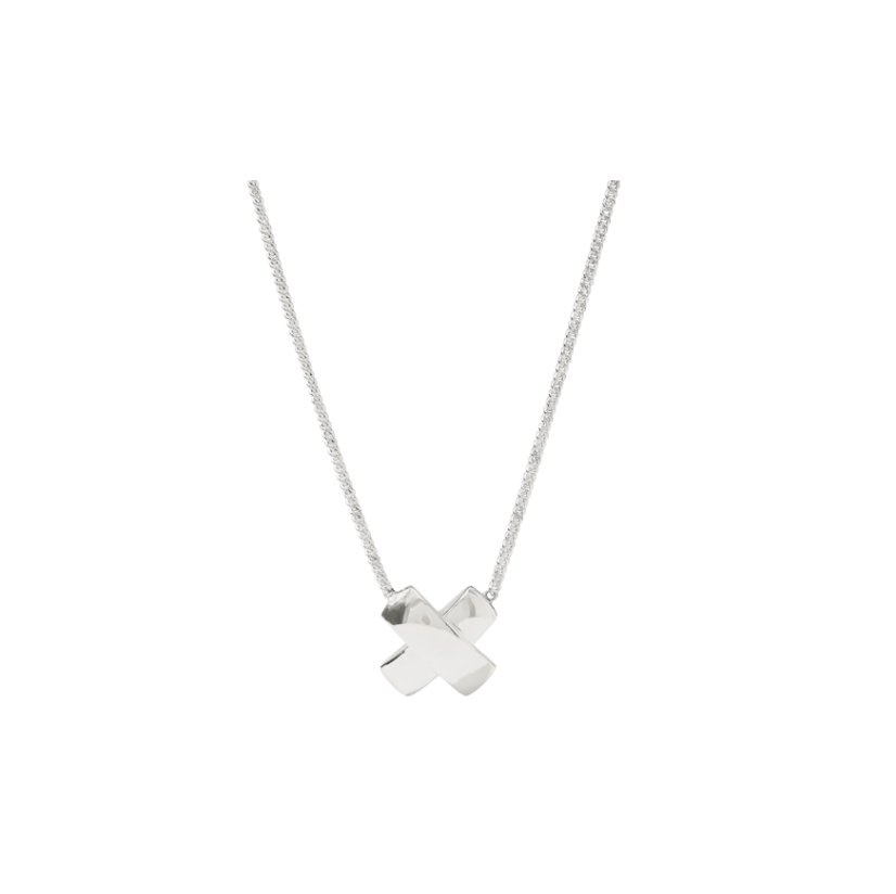 Julie Vos Silver Catalina X Delicate Necklace