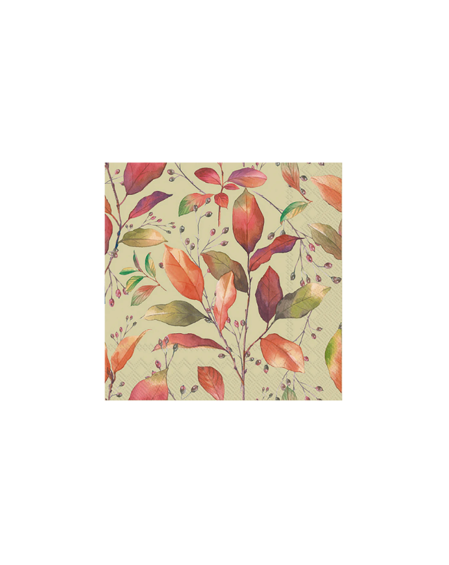 Colorful Autumn Cocktail Napkin