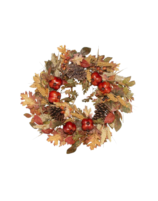 Pinecones & Pomegranate Wreath