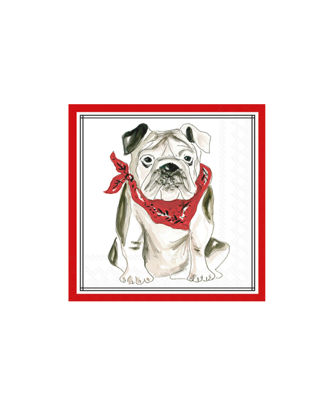 Bulldog Hometown Pride Cocktail Napkin