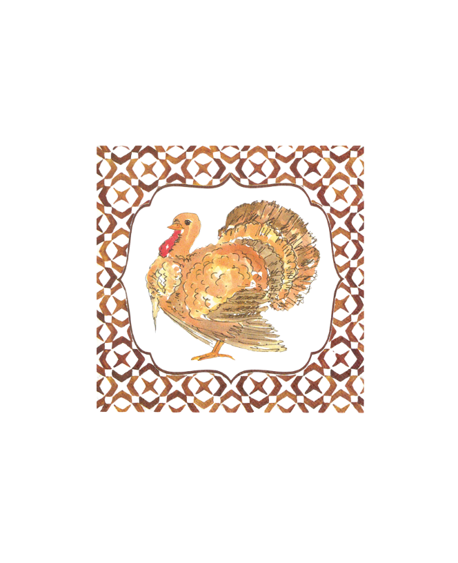 Turkey Lunch Napkin