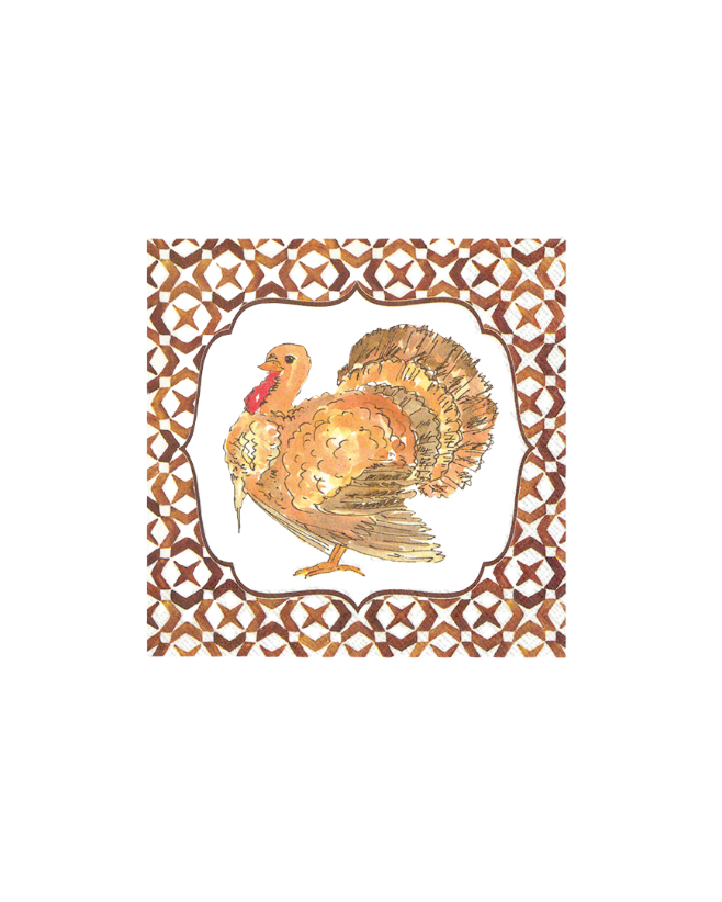 Turkey Cocktail Napkins
