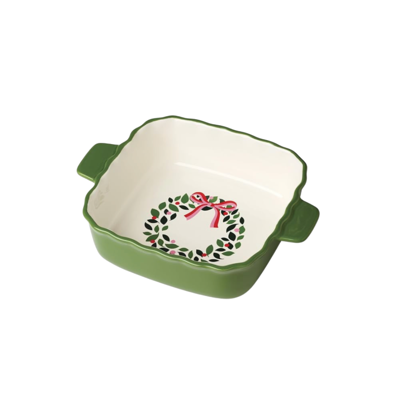 Kate Spade Square Evergreen Scallop Baking Dish