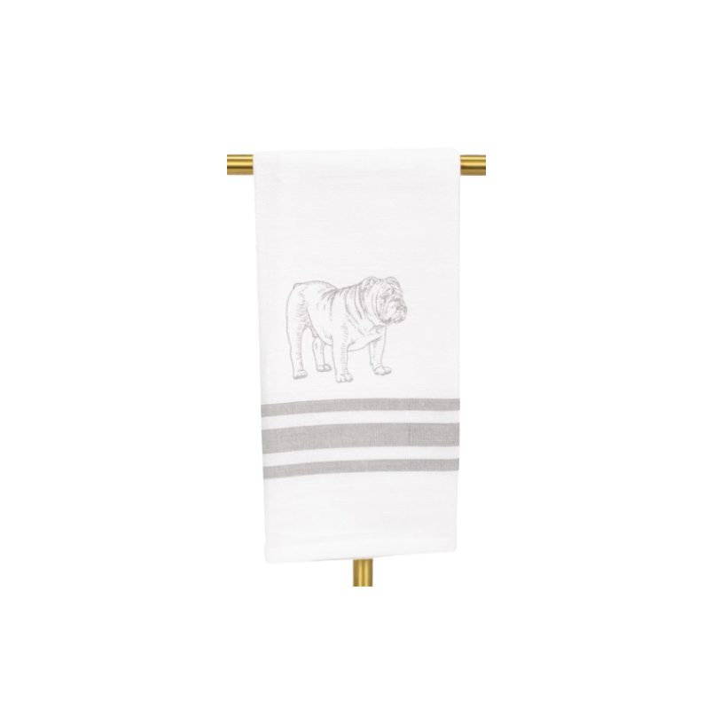 Bulldog Hand Towel