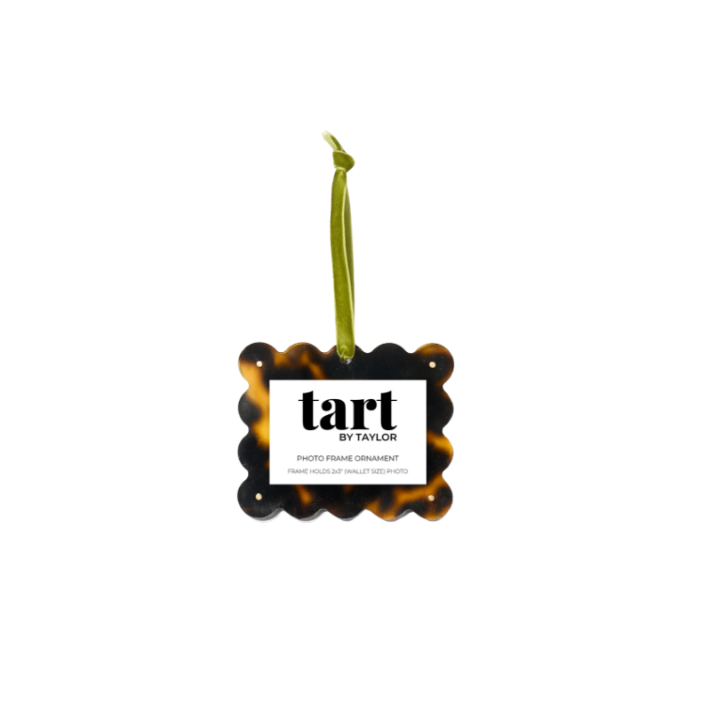 Tart by Taylor Tortoise Print Frame Ornament