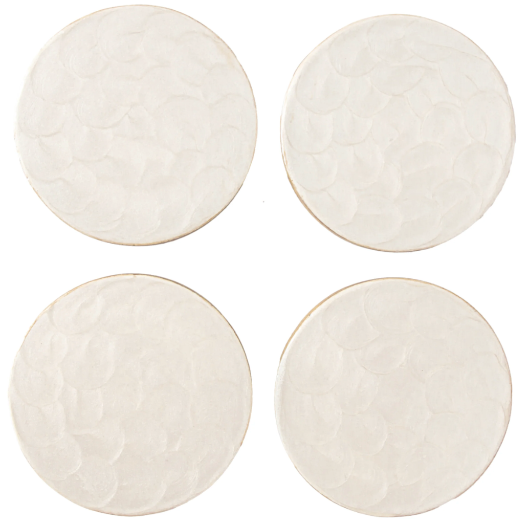 Mother of Pearl Coaster Set