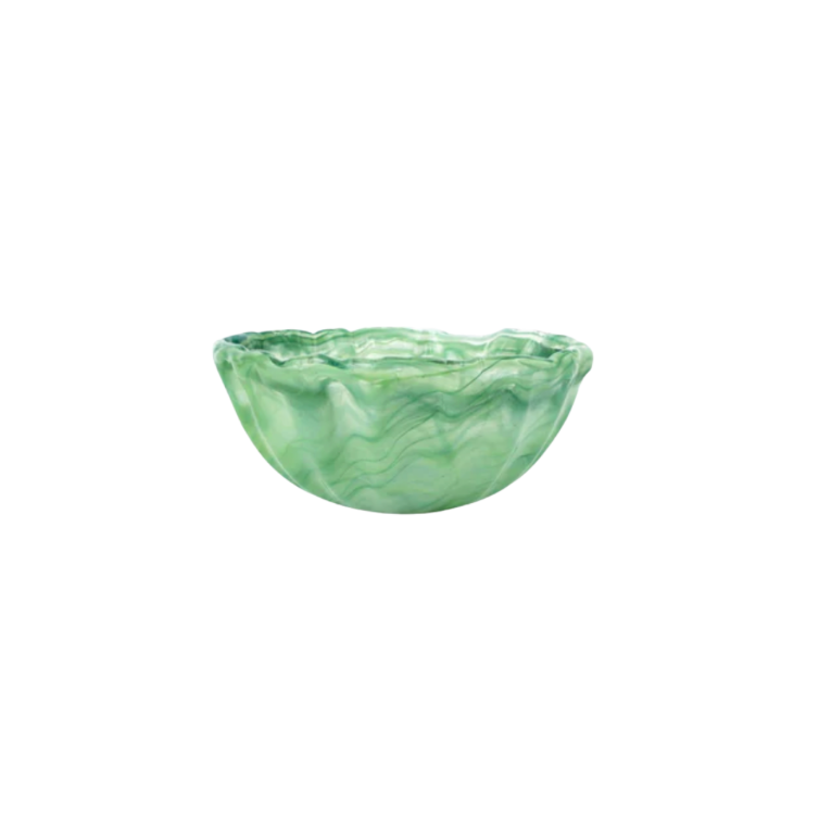 Vietri Onda Glass Green Small Bowl