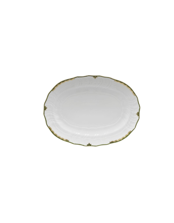 Herend Princess Victoria Dark Green Platter