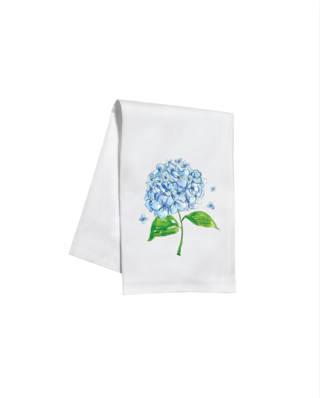 Blue Hydrangea Kitchen Towel