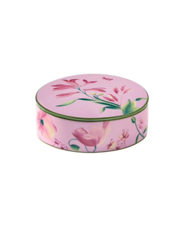 Ginori 1735 Florenza Malva Oggetti Round Box with Cover
