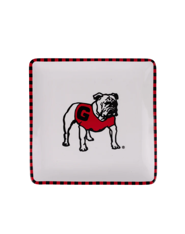 Standing Bulldog Trinket Tray