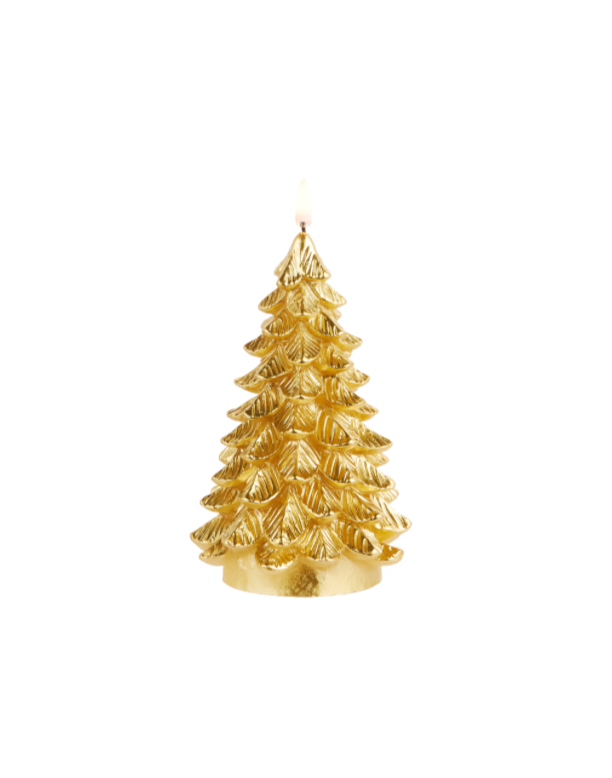 6.5" Gold Tree Candle