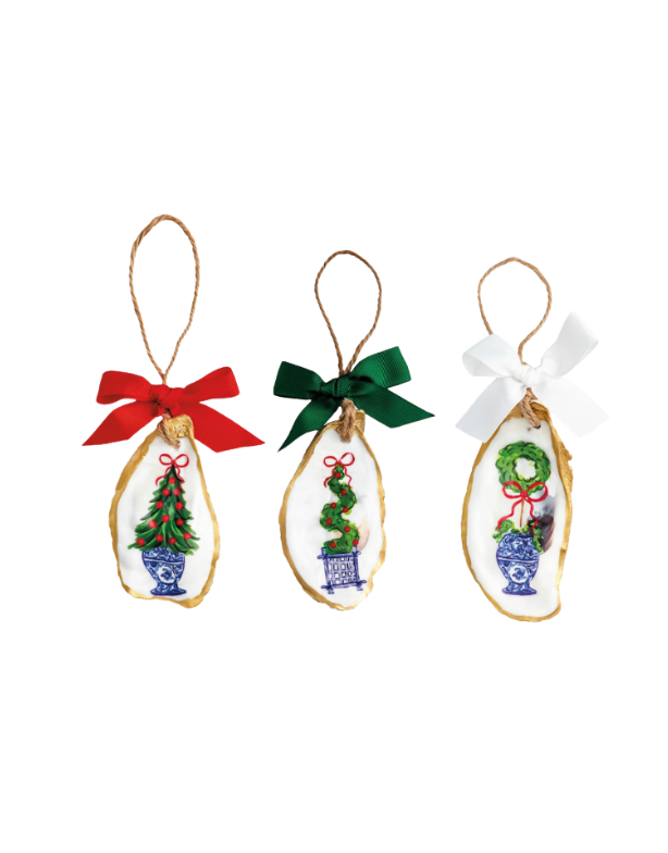 Oyster Topiary Ornaments