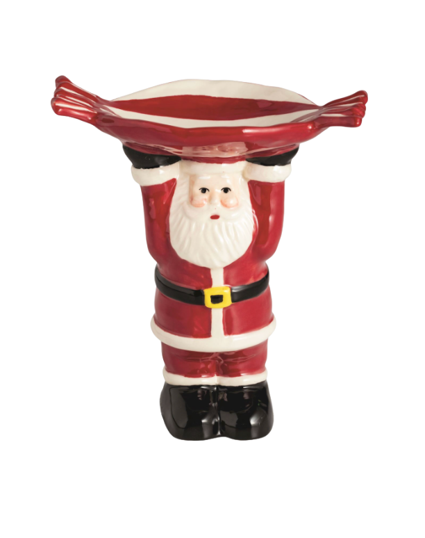 Figural Santa Candy Pedestal