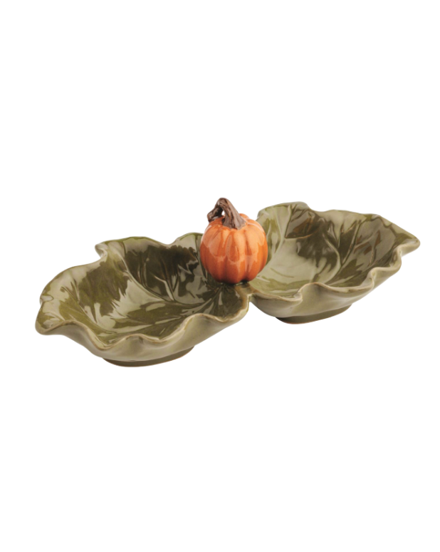 Leaf Pumpkin Double Tidbit