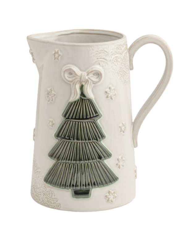 Pressed Lace Tree Pitcher