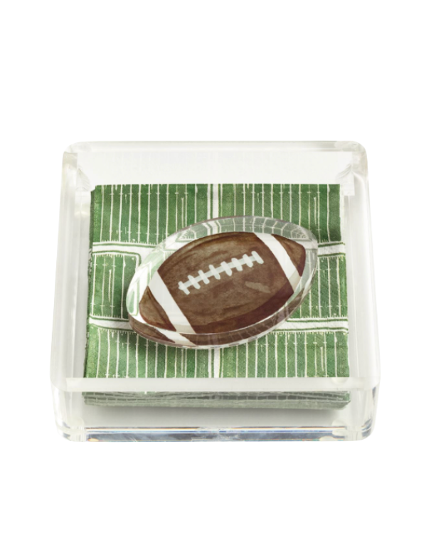 Football Napkin Caddy Set