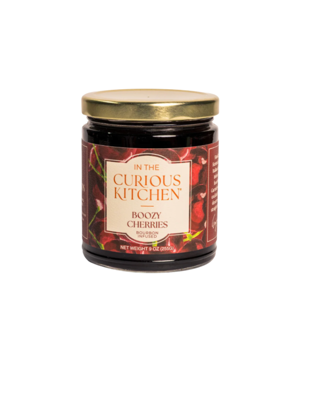 In the Curious Kitchen Boozy Cherries