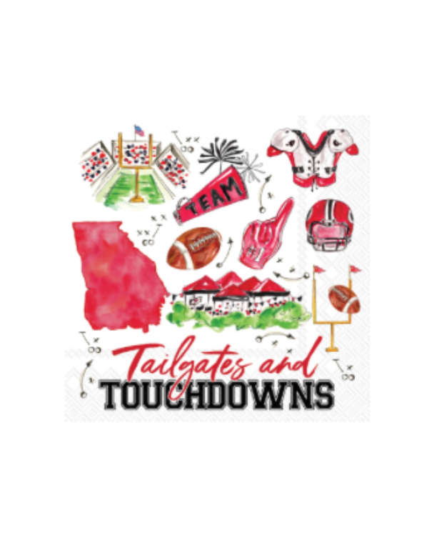 Athens Georgia Pep Rally Cocktail Napkin