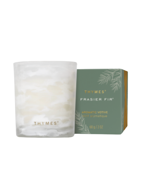 Thymes Frasier Fir Tidings Boxed Votive 2oz