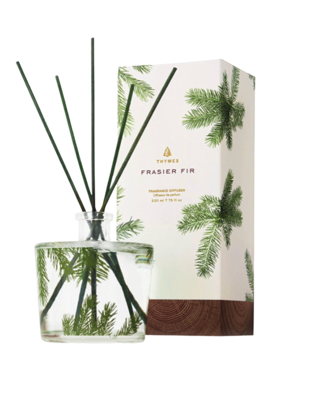 Thymes Frasier Fir Reed Diffuser, Pine Needle Design