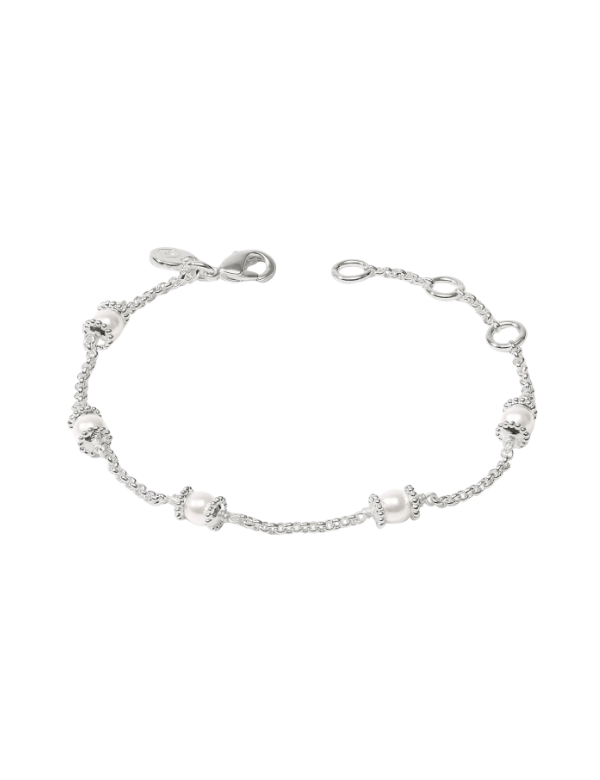 Julie Vos Hydra Delicate Bracelet -Silver - Pearl