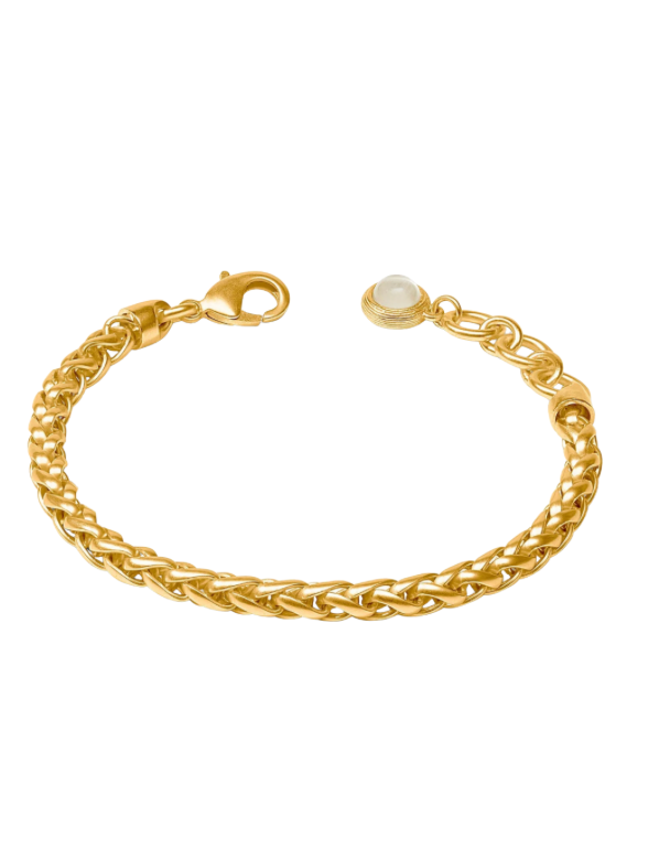 Julie Vos Cobblestone Link Bracelet - Gold