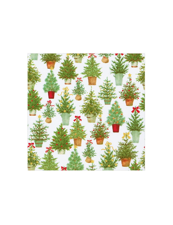 Potted Christmas Trees Gift Wrap