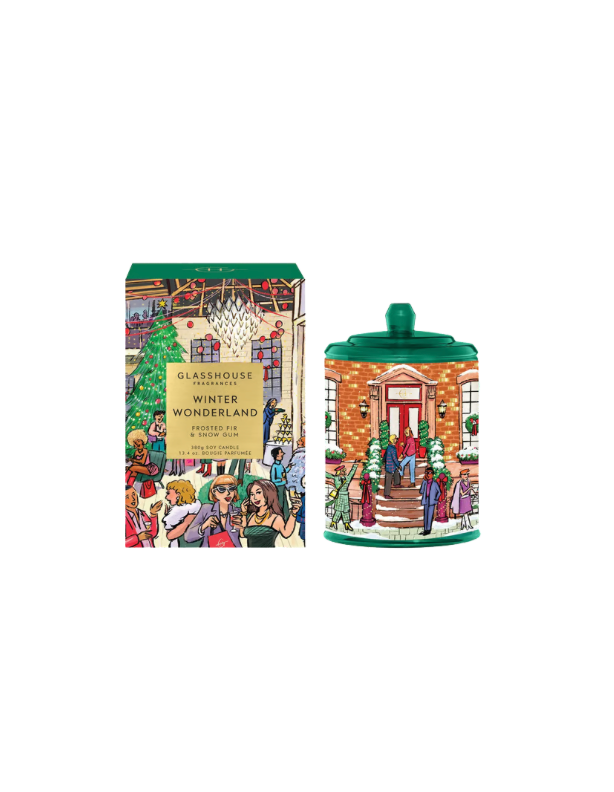 Glasshouse Fragrance 13.4 oz. Candle - Winter Wonderland
