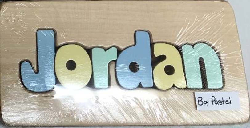 CubbyHole Toys- Cubbyhole Personalized Name Puzzle Stool