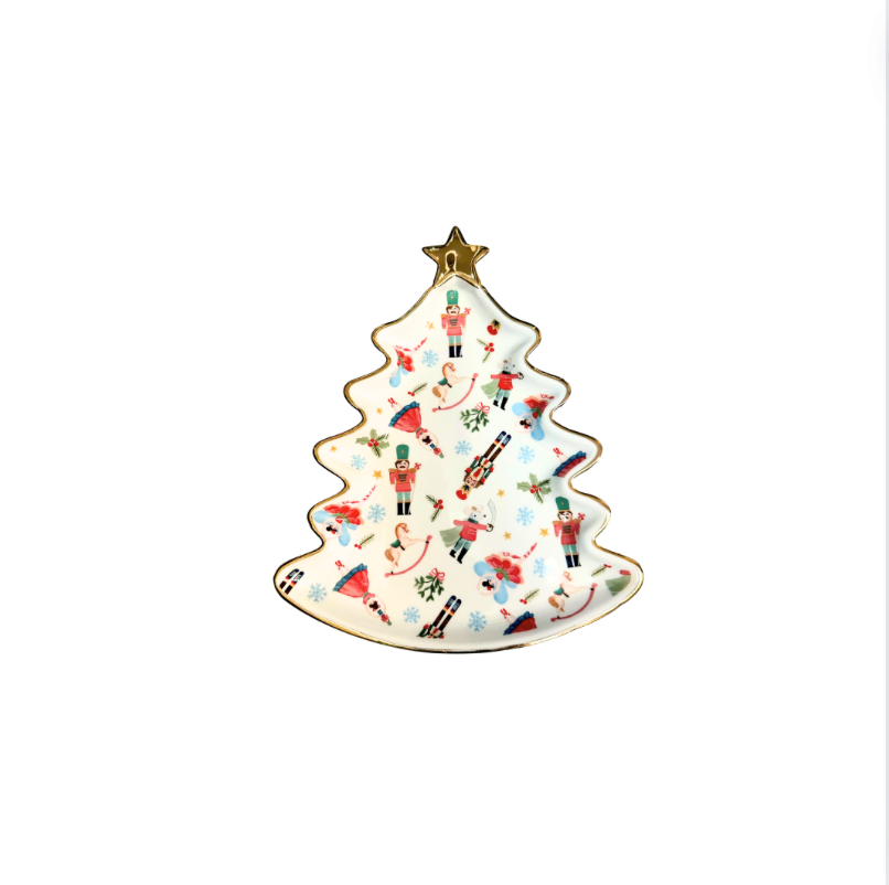 Nutcracker Christmas Platter