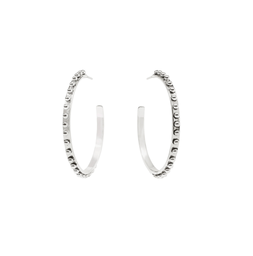 Julie Vos Silver SoHo Hoop