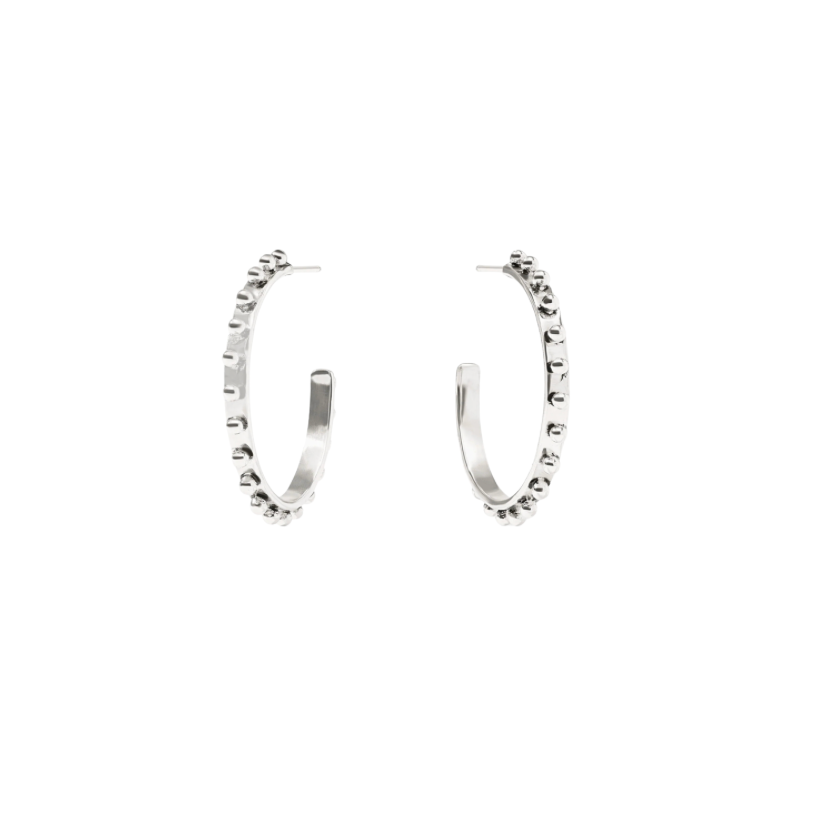 Julie Vos Silver SoHo Hoop