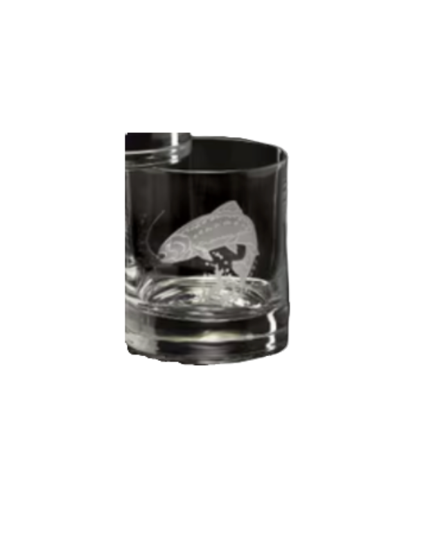 Flying Fish Double Old Fashioned Glasses