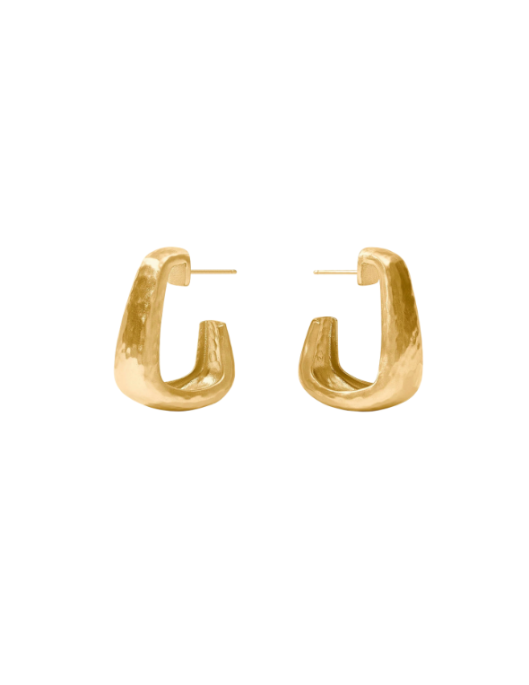 Julie Vos Sahara Hoop - Gold